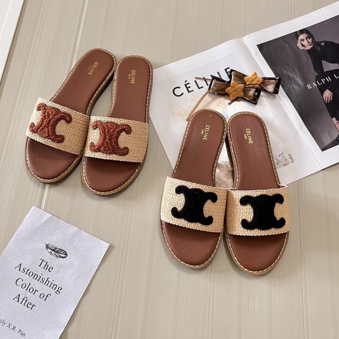 Women flat slipper shoes,  size 35-42, SS50-170-171