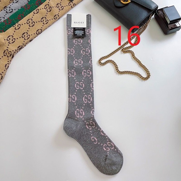 Cotton thigh-high stockings women's socks, 2 pairs.Free size,CL10-16-23