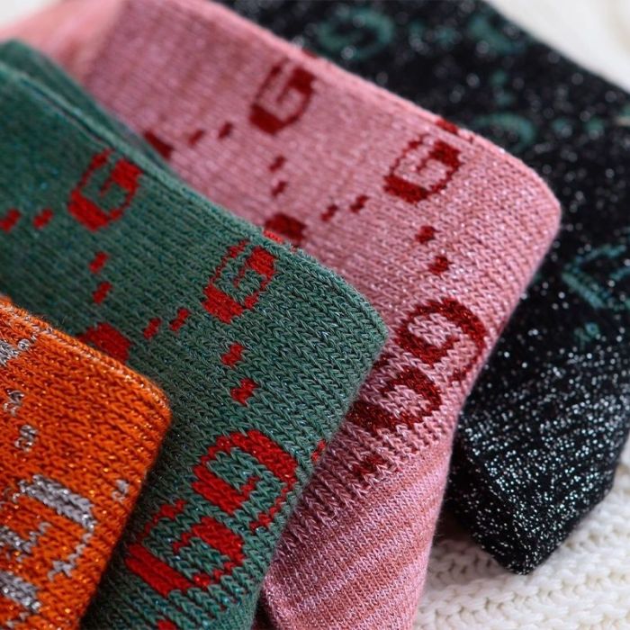 Cotton midtube women's socks, 2 pairs.Free size,CL10-11-15