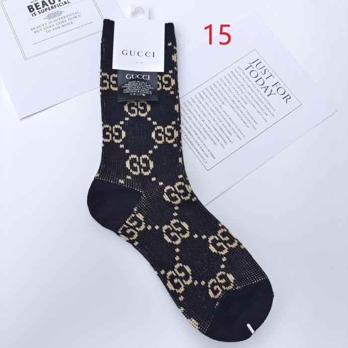 Cotton midtube women's socks, 2 pairs.Free size,CL10-11-15
