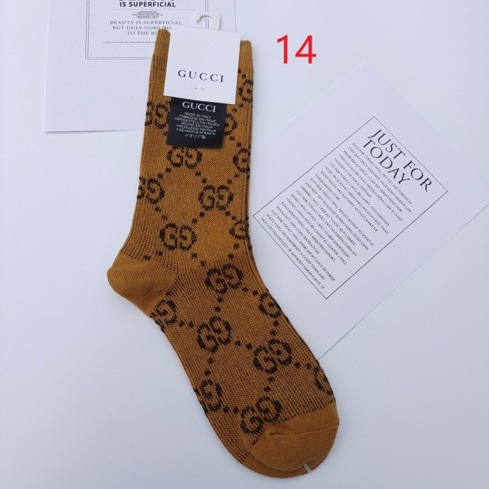 Cotton midtube women's socks, 2 pairs.Free size,CL10-11-15