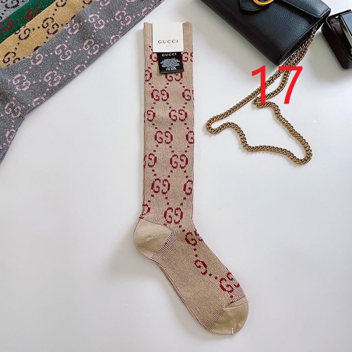 Cotton thigh-high stockings women's socks, 2 pairs.Free size,CL10-16-23