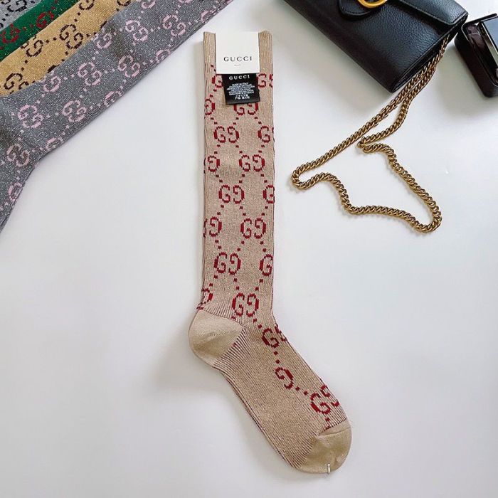 Cotton thigh-high stockings women's socks, 2 pairs.Free size,CL10-16-23