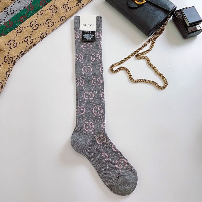Cotton thigh-high stockings women's socks, 2 pairs.Free size,CL10-16-23
