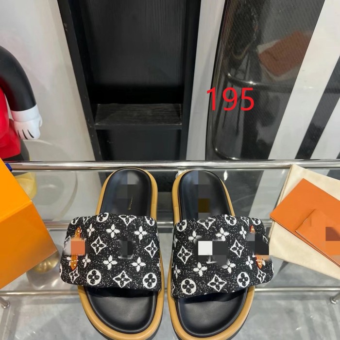 Women and men flat slippers shoes,with logo with box,size 35-45, SS60-192-198