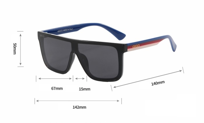 Blue light blocking sunglasses with the box and case ,G25-1077-1082