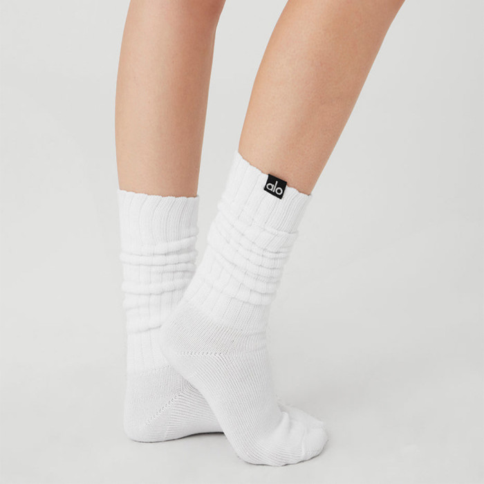 Cotton sport socks: black + white, 2 pairs.free size,CL10-33