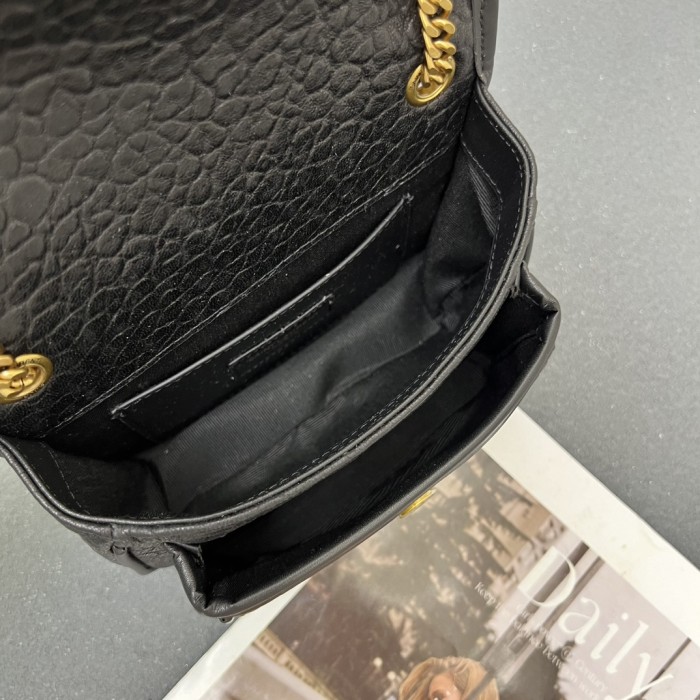 Leather bag ,5A ,size 18.5x12x8cm,no box,  B110-37