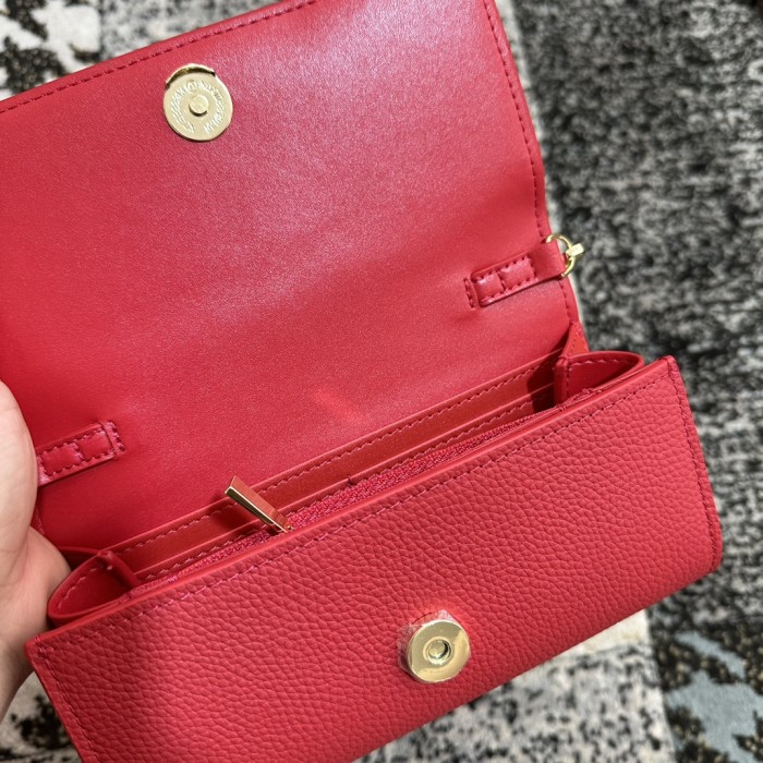 5A, real lether,  cross shoulder bag , size 22x12x5.5cm, no box. B98-14