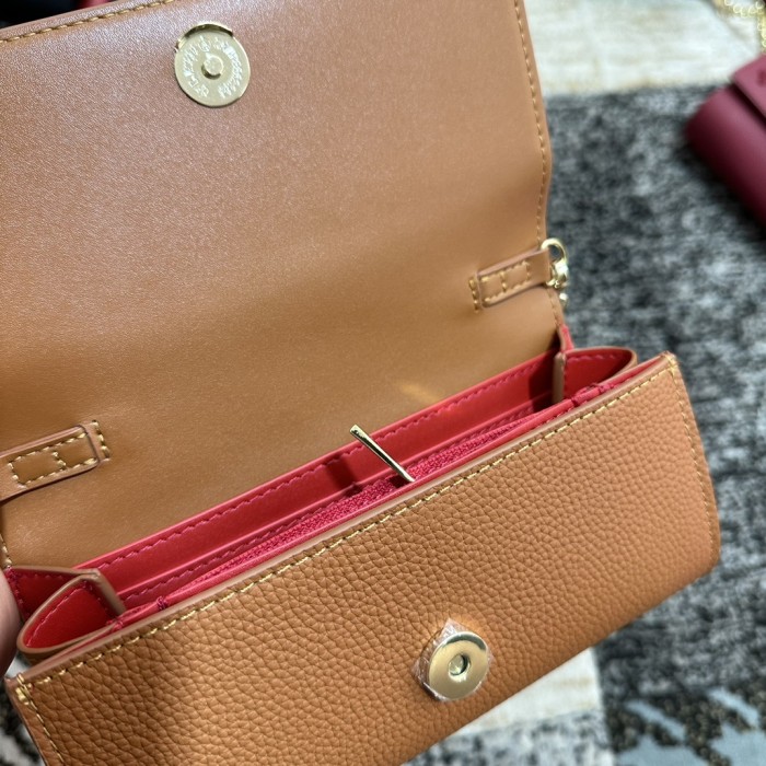 5A, real lether,  cross shoulder bag , size 22x12x5.5cm, no box. B98-13