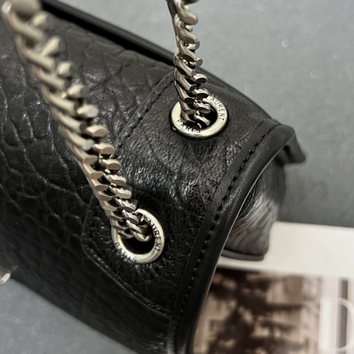Leather bag ,5A ,size 18.5x12x8cm,no box,  B110-38
