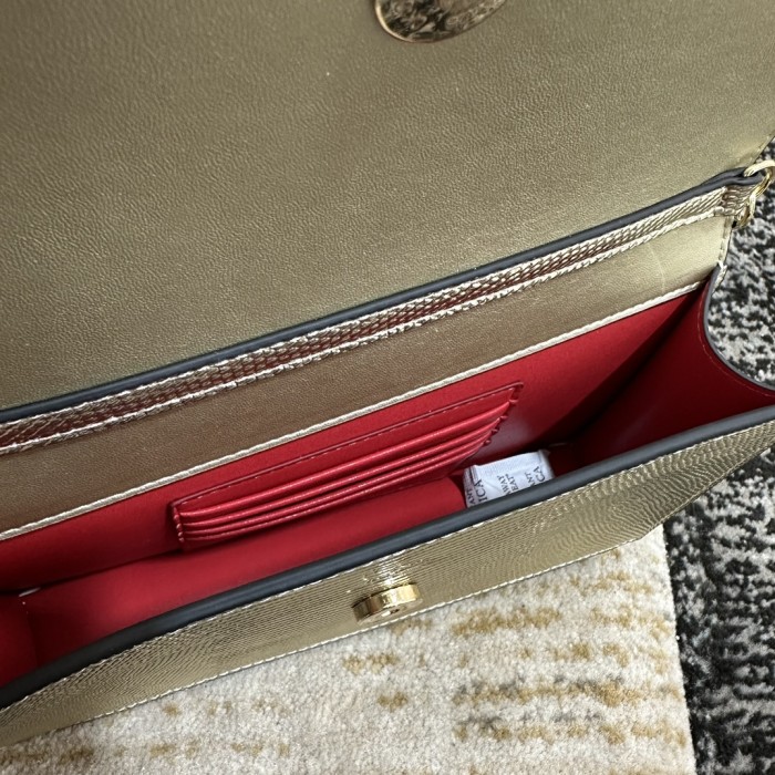 5A, real lether,  cross shoulder bag , size 22x12x5.5cm, no box. B98-116