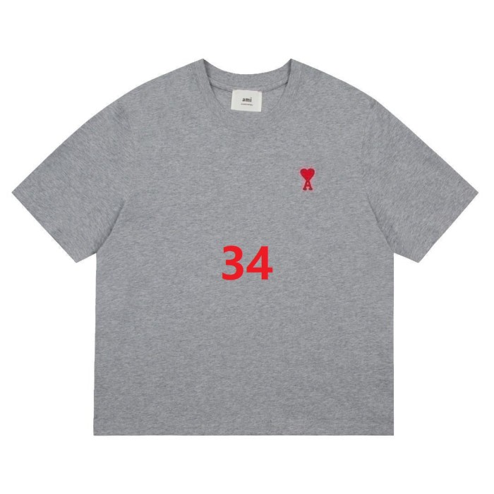Women men embroidered heart cotton short sleeves t shirt clothes，CL20-32-36