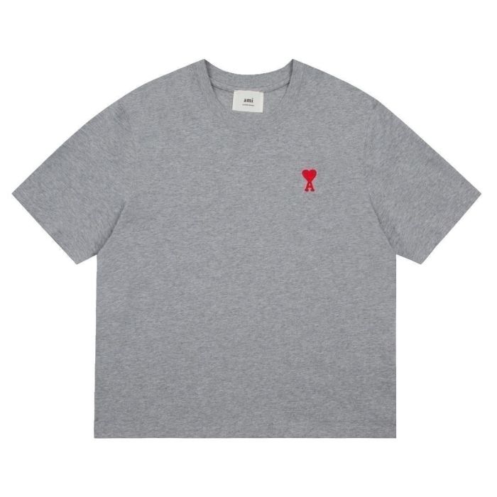 Women men embroidered heart cotton short sleeves t shirt clothes，CL20-32-36