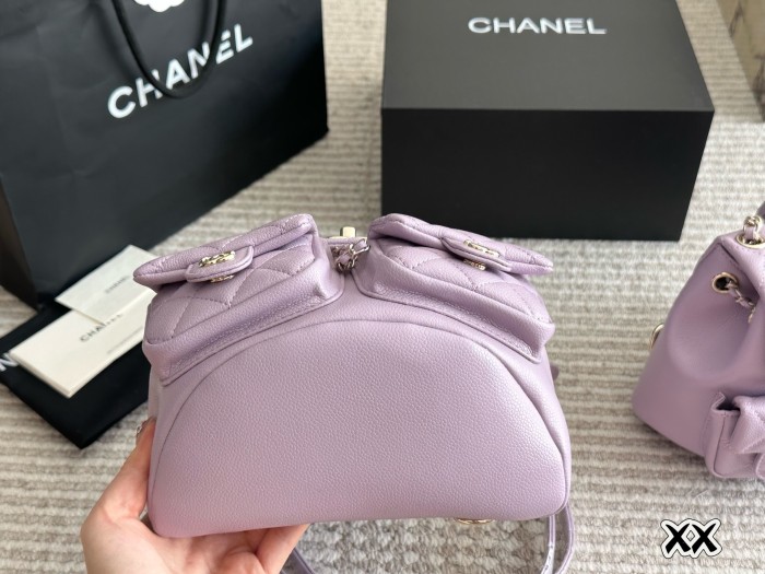 Split leather bag ,4A ,size 20x19cm/17x15cm,no box,  B88-157-162