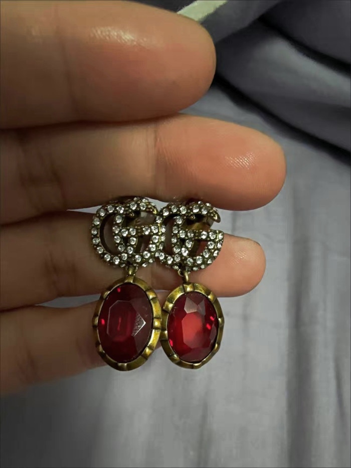 Earrings jewelry ,  with box, J25-47-49