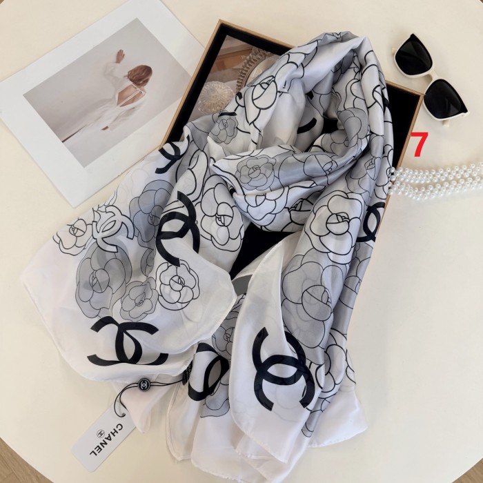 Cotton silk scarf, size 90x180cm, SF20-6-7