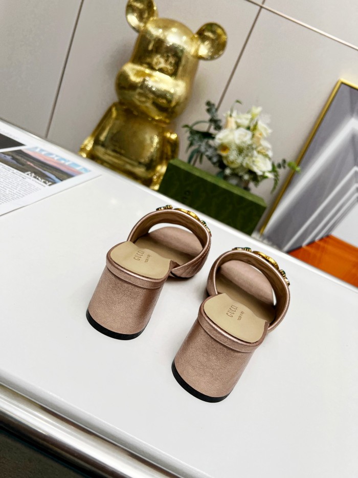 Women heel slipper shoes, heel 2.5cm/6.5cm, size 35-44, SS50-177