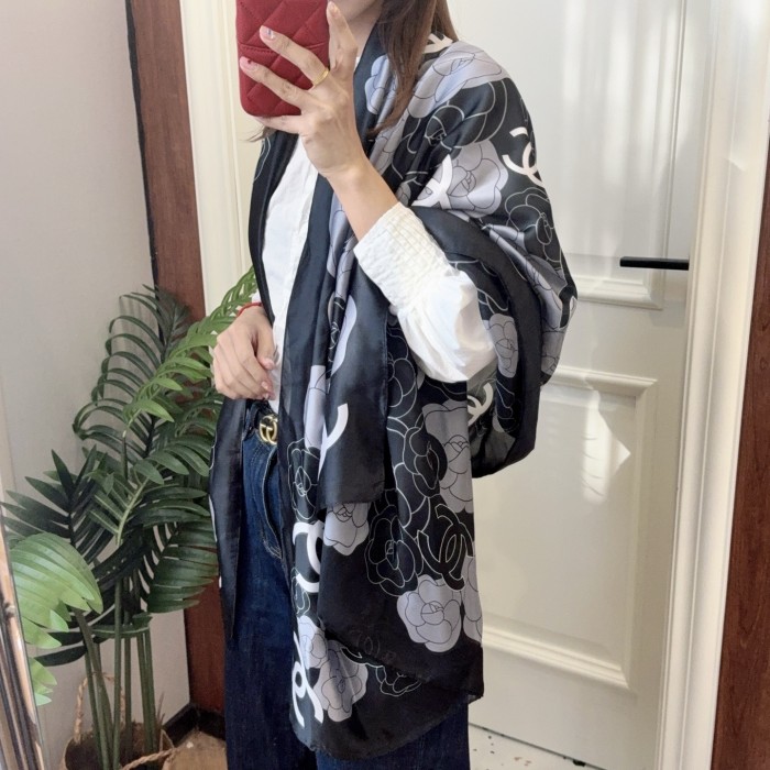 Cotton silk scarf, size 90x180cm, SF20-6-7