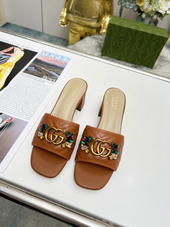 Women heel slipper shoes, heel 2.5cm/6.5cm, size 35-44, SS50-178
