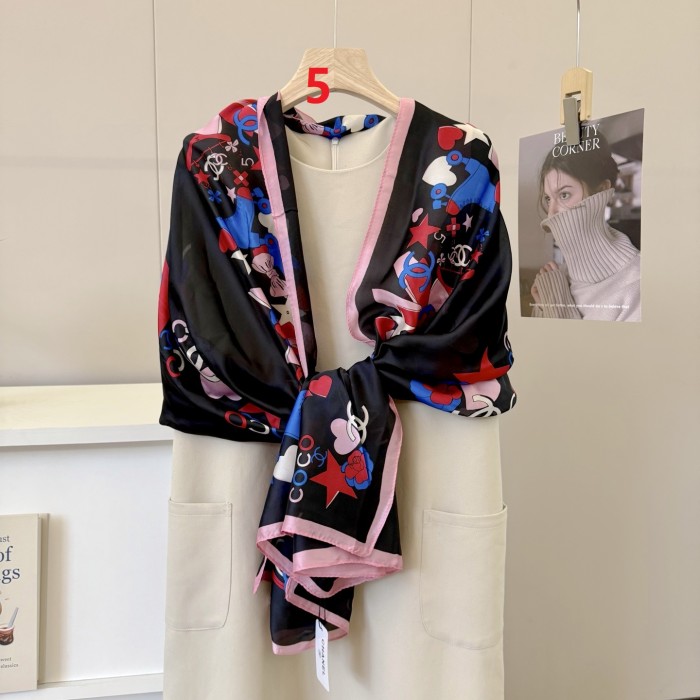 Cotton silk scarf, size 90x180cm, SF20-3-5