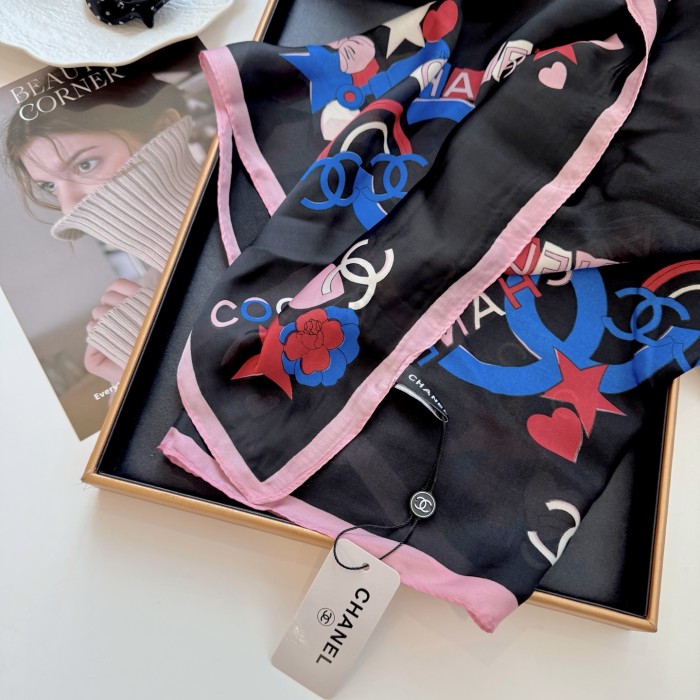 Cotton silk scarf, size 90x180cm, SF20-3-5