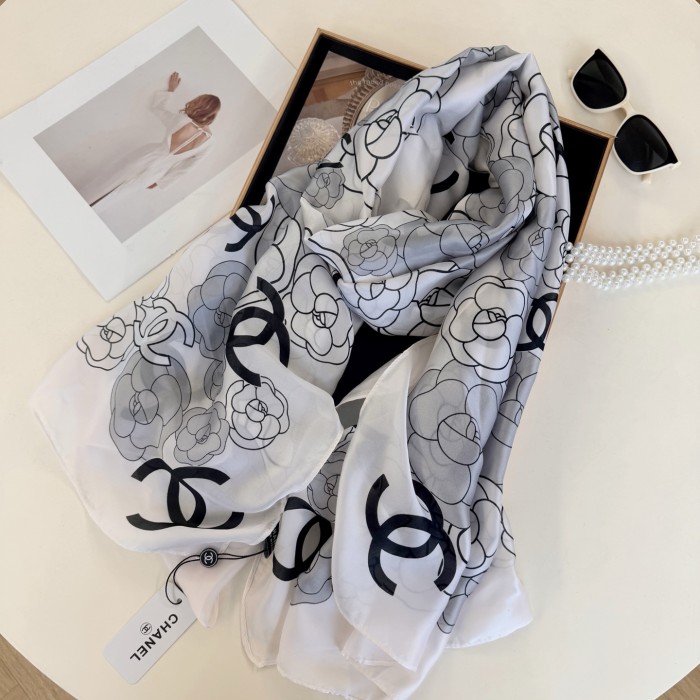 Cotton silk scarf, size 90x180cm, SF20-6-7