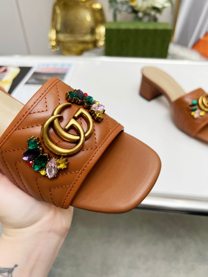 Women heel slipper shoes, heel 2.5cm/6.5cm, size 35-44, SS50-178