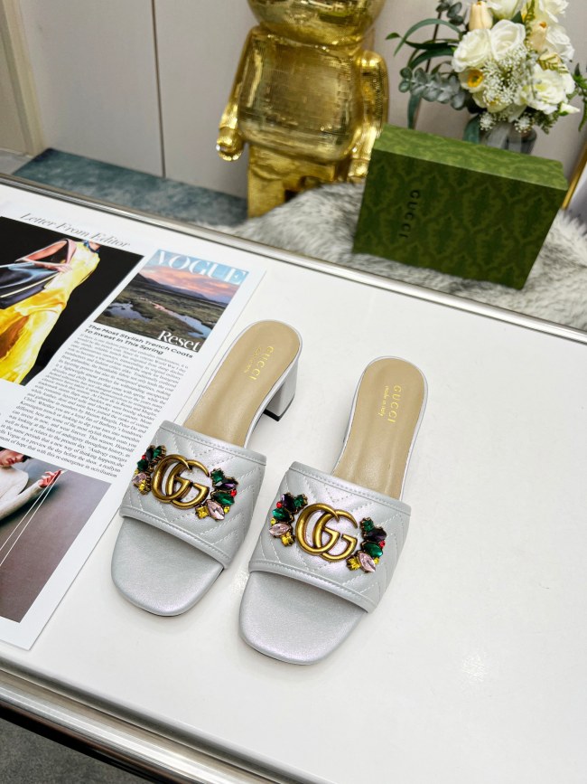Women heel slipper shoes, heel 2.5cm/6.5cm, size 35-44, SS50-179