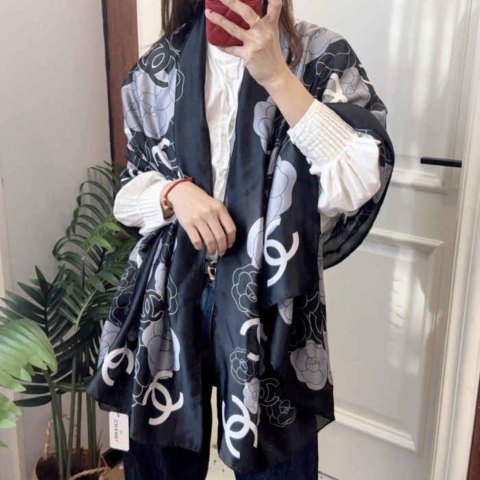 Cotton silk scarf, size 90x180cm, SF20-6-7