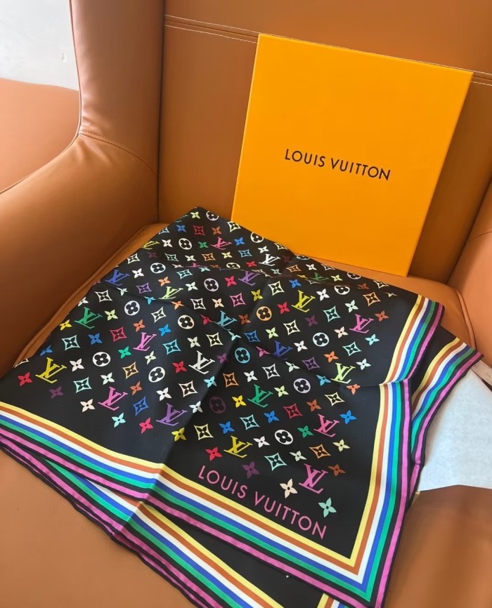 Cotton silk scarf, size 90x90cm, SF20-1-2