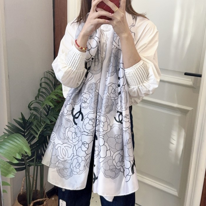 Cotton silk scarf, size 90x180cm, SF20-6-7