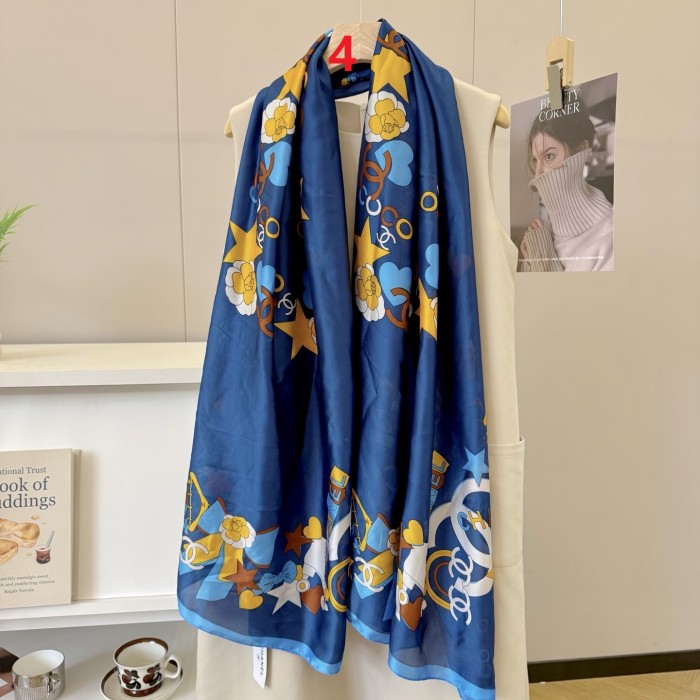 Cotton silk scarf, size 90x180cm, SF20-3-5