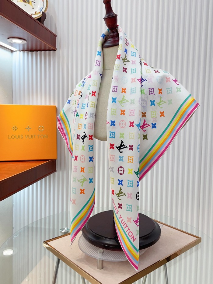 Cotton silk scarf, size 90x90cm, SF20-1-2