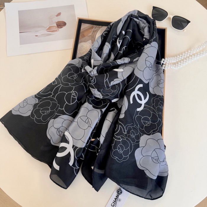 Cotton silk scarf, size 90x180cm, SF20-6-7
