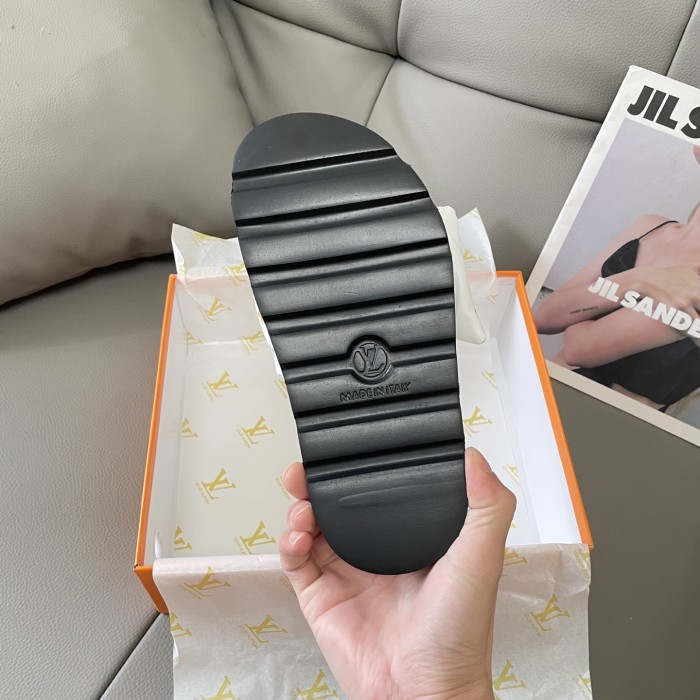 Women men flat slipper shoes, size 35-44, SS60-2973