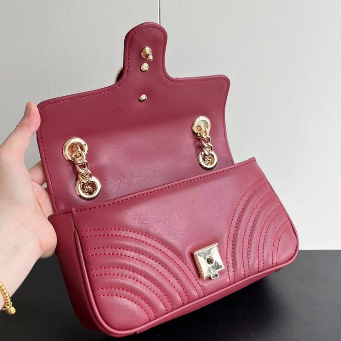 Leather bag ,5A ,size 22x6x13cm,no box,  B110-40