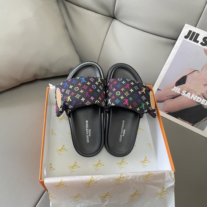 Women men flat slipper shoes, size 35-44, SS60-2974