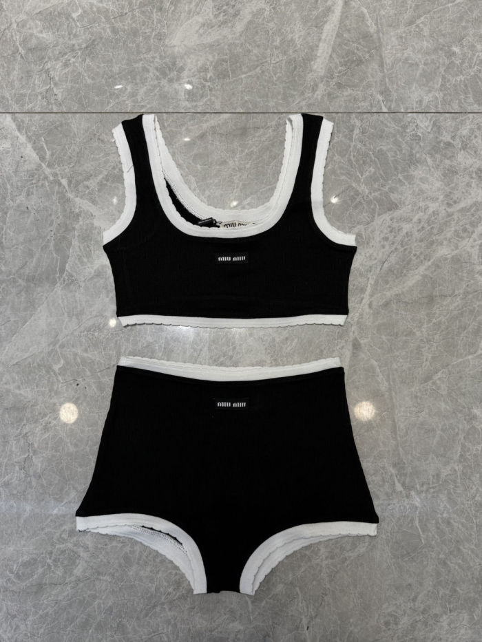 New cotton embroidered vest set,true size S-L,CL50-15-16
