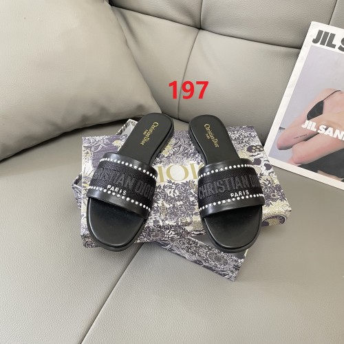 Women flat slipper shoes,  size 35-42, SS50-197