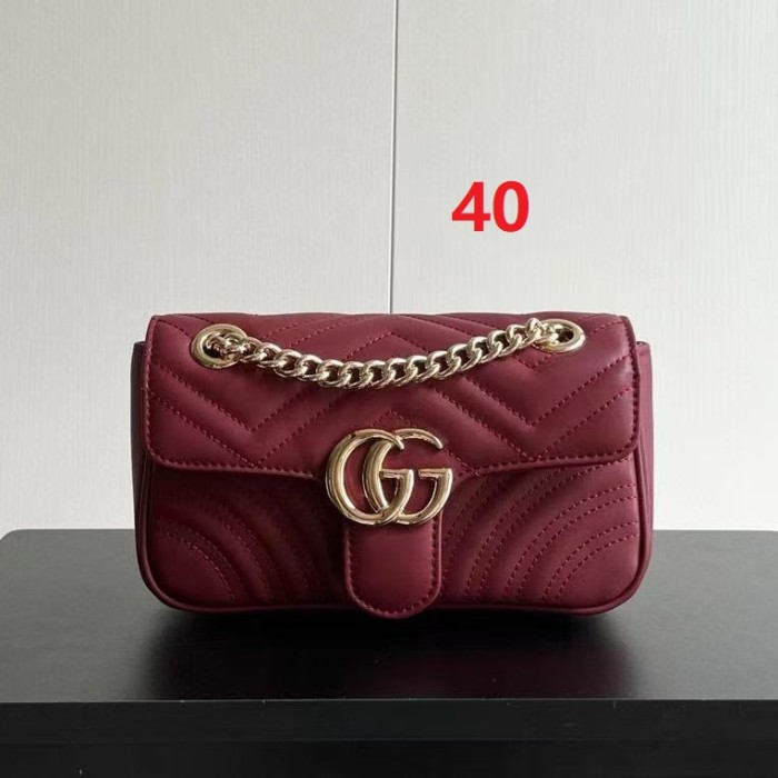 Leather bag ,5A ,size 22x6x13cm,no box,  B110-40