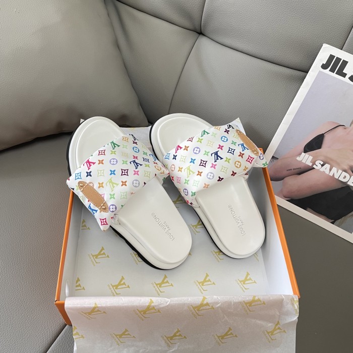Women men flat slipper shoes, size 35-44, SS60-2973