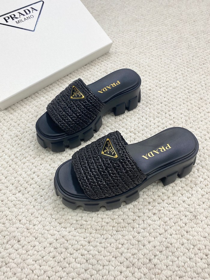 Women heel slipper shoes, heel 6cm, size 35-40, SS60-2968