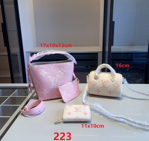 Split leather bag a set,3A ,no box,  B75-223
