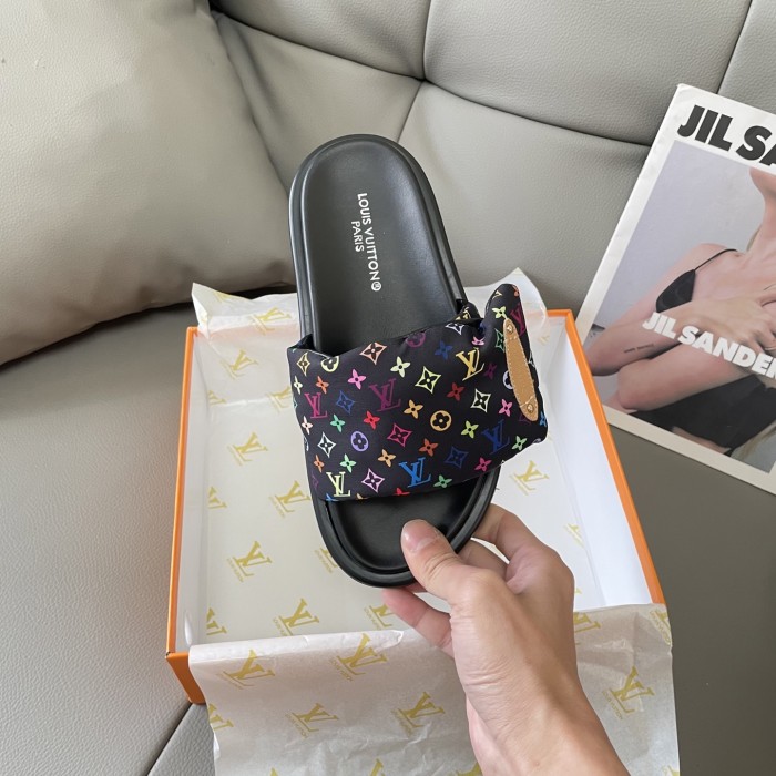 Women men flat slipper shoes, size 35-44, SS60-2974