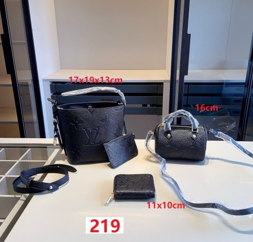 Split leather bag a set,3A ,no box,  B75-219