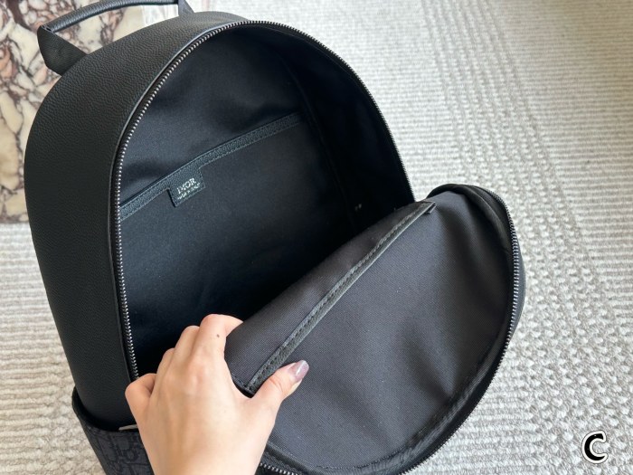 Canvas split leather bag ,4A , size 32x42cm,no box,  B80-15