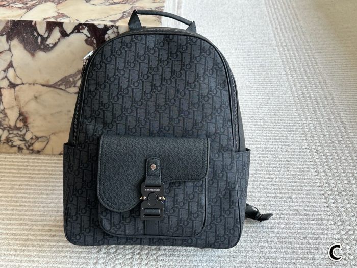 Canvas split leather bag ,4A , size 32x42cm,no box,  B80-15