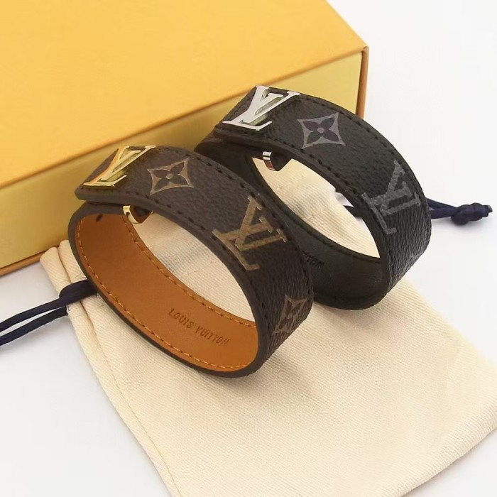 Leather bangle  jewelry , with box, J25-50-51
