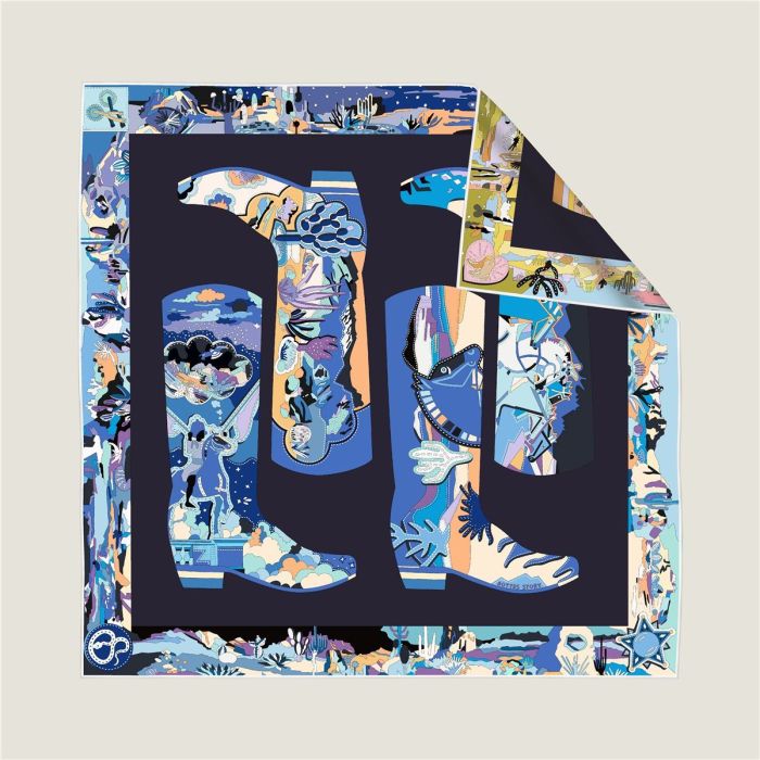 Silk scarf for women, size: 90cm, no box. SF20-8-10